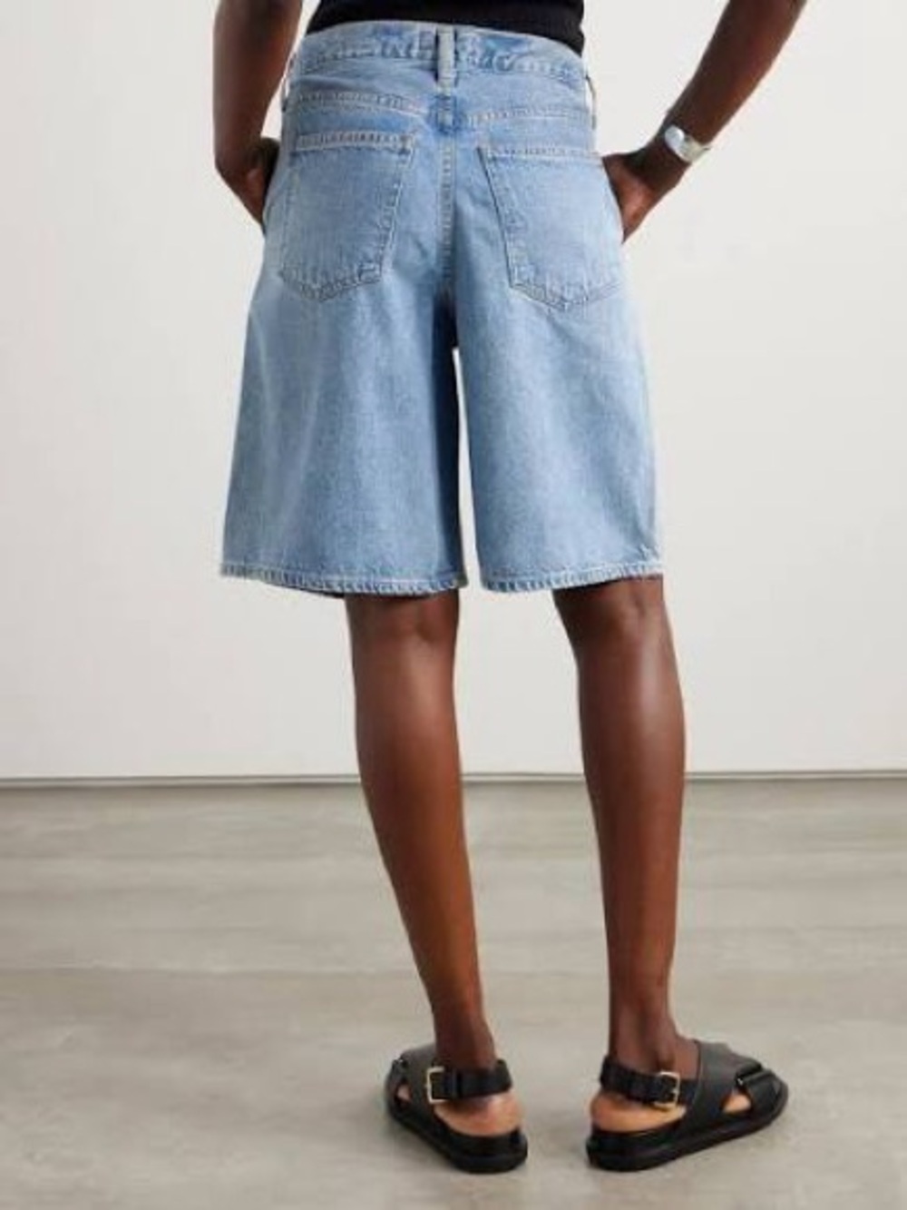 Agolde Denim Ellis Shorts - Picture 3 of 5